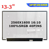 Replacement New Display B133QAN04.1 QHD LCD Screen Panel 60Hz 40pin Non-Touch