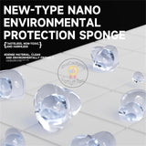 Luowei LW-322 10*10mm Melamine Nano Sponge Eraser Multi-functional Adsorption Soft Sponges Cleaner for iPhone Repair Clean Tool