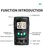 Mastfuyi FY105A AC/DC LCD Digital Multimeter Voltmeter Ammeter Ohm Tester High Safety Handheld Meter Digital Multimeter