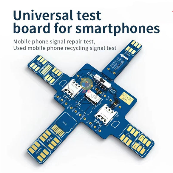 Wylie SIM Smartphone Signal Universal Test Board Single and Dual Card Detection SD Card Detection for iPhone Huawei Android