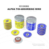 MiJing Alpha Tin-Absorbing Wire Desoldering Braid Solder Remover Wire Soldering Wick