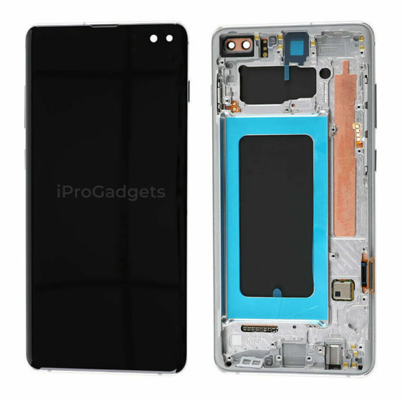 Replacement AMOLED Display Touch Screen With Frame for Samsung Galaxy S10 Plus SM-G975 SM-G9750 G975F OEM