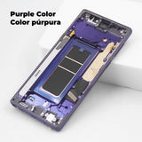 Replacement Super AMOLED Display Touch Screen With Frame For Samsung Galaxy Note 9 SM-N960F N9600