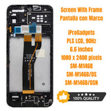 Ersatz-LCD-Display, Touchscreen mit Rahmen für Samsung Galaxy M14 5G M146B M146B/DS