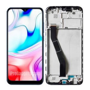 Pantalla táctil LCD de repuesto con marco para Xiaomi Redmi 8 8A MZB8458IN M1908C3IC MZB8255IN