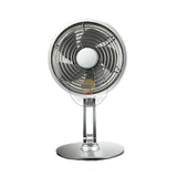 Small Metal Cooling Fan 5V 4W 3Speed Adjustable Height 360°Rotate Desk Fan for Travel and Working