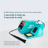 RF4 RF-ONE Intelligent SMD Soldering Iron LCD Digital Display Welding Station Temperature Control Fast Heating for PCB Repair