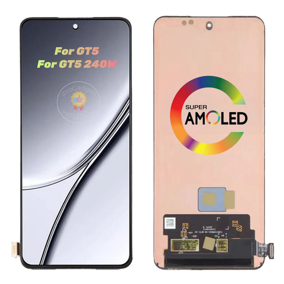 Replacement AMOLED Display For Realme GT5 5G RMX3820 240W RMX3823 Touch Screen Assembly