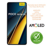 Replacement AMOLED Display Touch Screen For Xiaomi Poco X6 Pro 5G 2311DRK48G 2311DRK48I