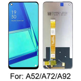 Replacement LCD Display Touch Screen For OPPO A92 CPH2059 Black