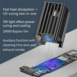 MaAnt Big Slap MY-01 3-in-1 Fast Heat Dissipation + UV Curing + Smoke Exhaust For Mobile Phone PCB Board Repair Cooling Tool