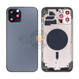 Replacement for iPhone 12 Pro Max Rear Housing with Frame Blue Graphite Gold Silver