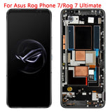 Replacement AMOLED Display Touch Screen With Frame For Asus ROG Phone 7 AI2205_C / ROG Phone 7 Ultimate