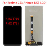 Replacement LCD Display Touch Screen for OPPO Realme C53 RMX3760 Narzo N53 RMX3761