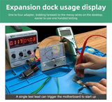 BST-090-JP Superconducting Copper Silicone PVC Expansion Dock Interface Cable with Stacked Banana Plug DC Output Power Supply