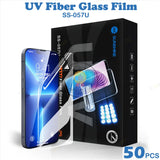 Sunshine SS-057U UV Fiber Glass Film Flexible Hydrogel Film Explosion-proof for Mobile Phone Screen Protective 120*180mm 25Pcs/Box