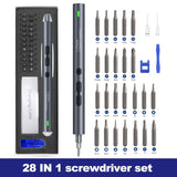 28 in 1 Electric Screwdriver Set Multi-Accessory Precision Power Tools
