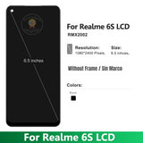 Replacement LCD Display Touch Screen Assembly For Realme 6S RMX2002 Black