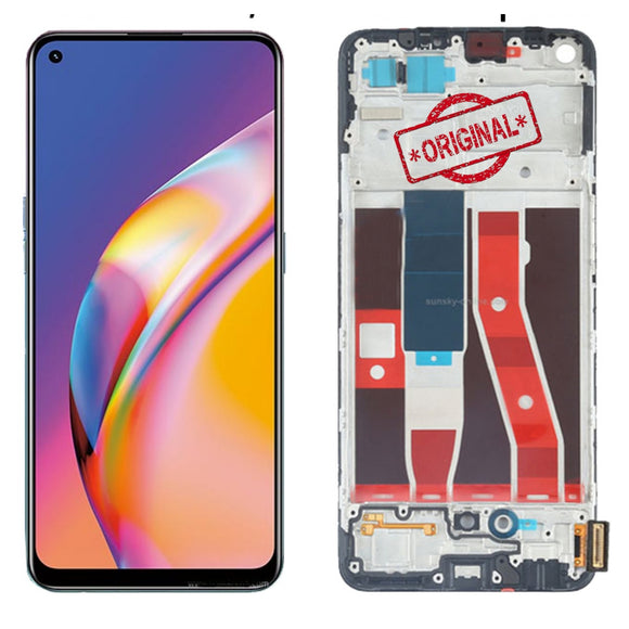 Replacement AMOLED Display Touch Screen With Frame For OPPO Reno5 Lite 4G CPH2205