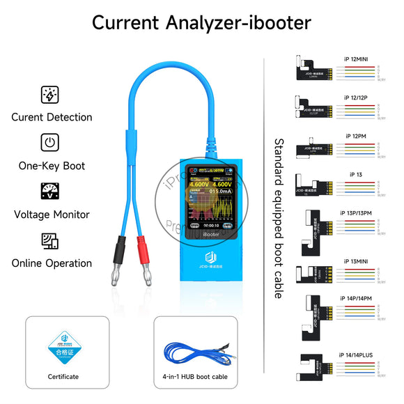 JCID iBooter Current Analyzer One-key Boot Current Analyzer-iBooter One-key Boot Without Jump Wire On Motherboards