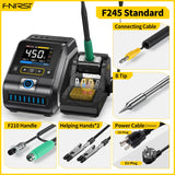 Fnirsi DWS-200 200W Rework Soldering Station C210/C245 Handle with Soldering Helping Hand Electronic Welding Repair Solder Tools