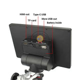 AiXun DM21 5X-528X Industry Level With 7 inch HD Digital Measurement Video Microscope for Phone BGA PCB Soldering Repair Tool