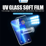 Sunshine SS-057U UV Fiber Glass Film Flexible Hydrogel Film Explosion-proof for Mobile Phone Screen Protective 120*180mm 25Pcs/Box