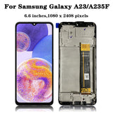 Ersatz-LCD-Display, Touchscreen mit Rahmen für Samsung Galaxy A23 4G A235 A235M SM-A235F/DS