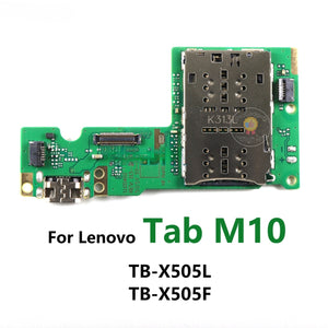 Replacement Flex Cable For Lenovo Tab M10 X505 X505F X505X TB-X505F X505L USB Charging Dock Port Socket Board Sim Card Connector