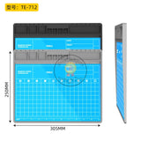 TE-712 Universal Silicone Mat Desktop Work Pad ESD Magnetic Repair Platform 2 IN1 for SMD BGA Soldering Station Repair Tools Pad