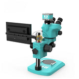 RF4 Trinocular HD Microscope 7-50X Continuous Zoom 2K Camera 10.1 Inch Monitor Electronic PCB Repair RF7050TV-2KC2-S010