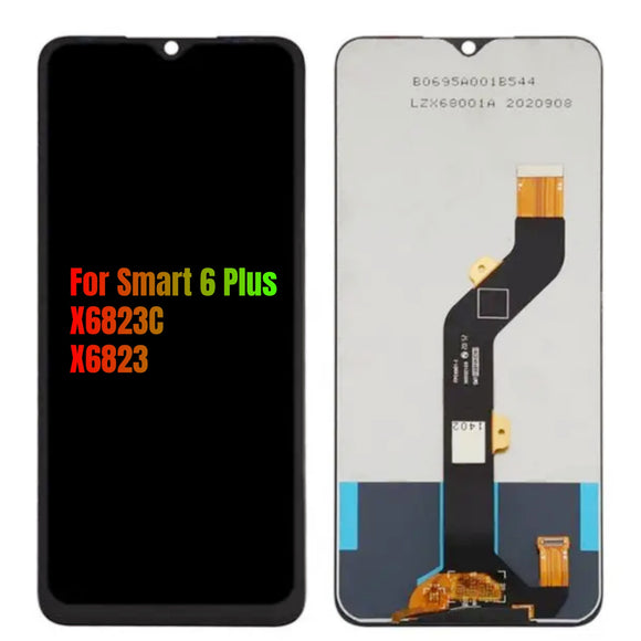 Replacement LCD Display Touch Screen For Infinix Smart 6 Plus X6823 X6823C