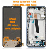 Replacement AMOLED Display Touch Screen With Frame For Xiaomi POCO F3 Pro