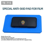 TE-715 Mini LCD Screen Film Repair Pad with Camera Protection Function Good Elasticity No Deformation Anti-slip Mat