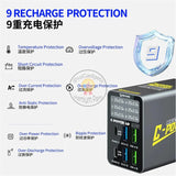 Mechanic C-POWER 6 Ports Portable Fast Smart Charging Station for Mobile Phone Charging Detection