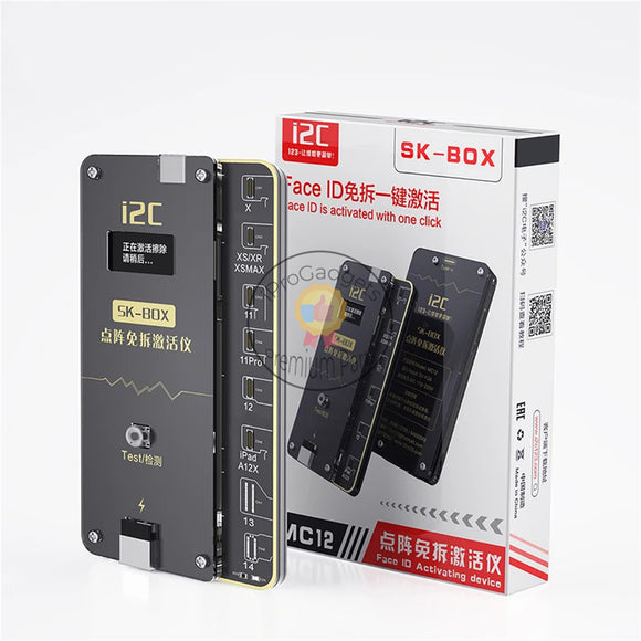 I2C SK-Box MC12 FACE ID Non-dismantling Repair Tester for X-12 Promax Face ID Dot Martirx Read Write Lattice Repair Flex Cable