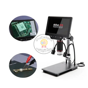 AiXun DM21 5X-528X Industry Level With 7 inch HD Digital Measurement Video Microscope for Phone BGA PCB Soldering Repair Tool