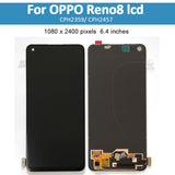 Pantalla táctil LCD AMOLED de repuesto para Reno8 4G CPH2457 Reno 8 5G CPH2359