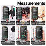 Aneng 683 Multimeter High-end Touch 6000 Counts Smart Anti-burn Rechargeable Universal Meter AC/DC Voltage Tester Current Tool