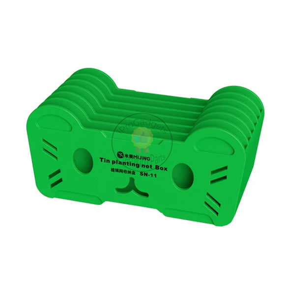 MIJING SN-11 Tin Planting Steel Net Storage Box Motherboard IC Chip Stencil Organization Tool