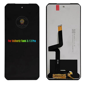 Replacement LCD Display Touch Screen Assembly For Unihertz Tank 3 Tank 3 Pro Black