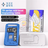 XZZ TR16 Mid Layer Tin Planting Positioning Plate Frame Reballing Stencil Platform for iPhone X-16Pro Max Motherboard Repair