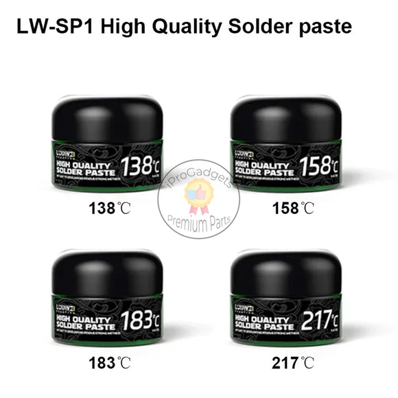 Luowei LW-SP1 138° 158° 183° 217° Soldering Paste for Mobile Phone Maintenance BGA CPU IC Chip PCB Repair Welding Oil Flux