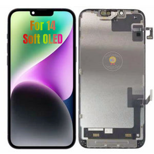 Replacement Soft OLED LCD Screen for iPhone 14 - Prime (Screen IC Swappable)