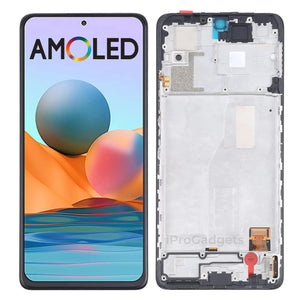 Replacement New Display For Xiaomi Redmi Note 10 Pro 4G M2101K6G M2101K6R AMOLED Touch Screen With Frame Assembly