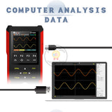 Tooltop ET829 3in1 Oscilloscope Multimeter Signal Generator Oscope Meter Handheld Oscilloscope Dual Channel Oscillometer Innovative Waveform