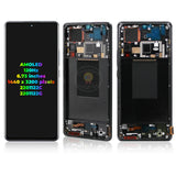 Replacement AMOLED Display Touch Screen With Frame Assembly For Xiaomi 12 Pro 2201122G 2201122C