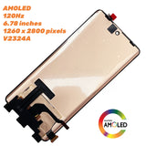 Replacement AMOLED Display Touch Screen Assembly For vivo X100Pro V2324A