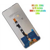 Replacement LCD Display Touch Screen Assembly for Tecno Pova 5 Pro LH8n Black