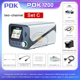 i2C PDK1200 300W Dual Soldering Station Work with T115 T210 T245 Tools Welder Repair BGA SMD Phone Various Components